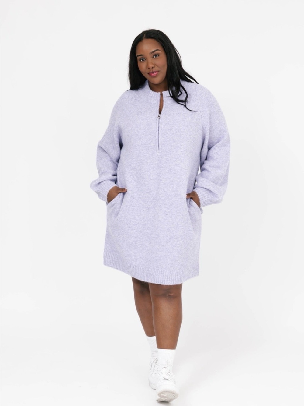 Smash + Tess Rory Sweater Dress - Lavender